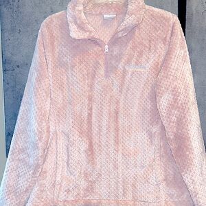 Columbia Pink quarter zip